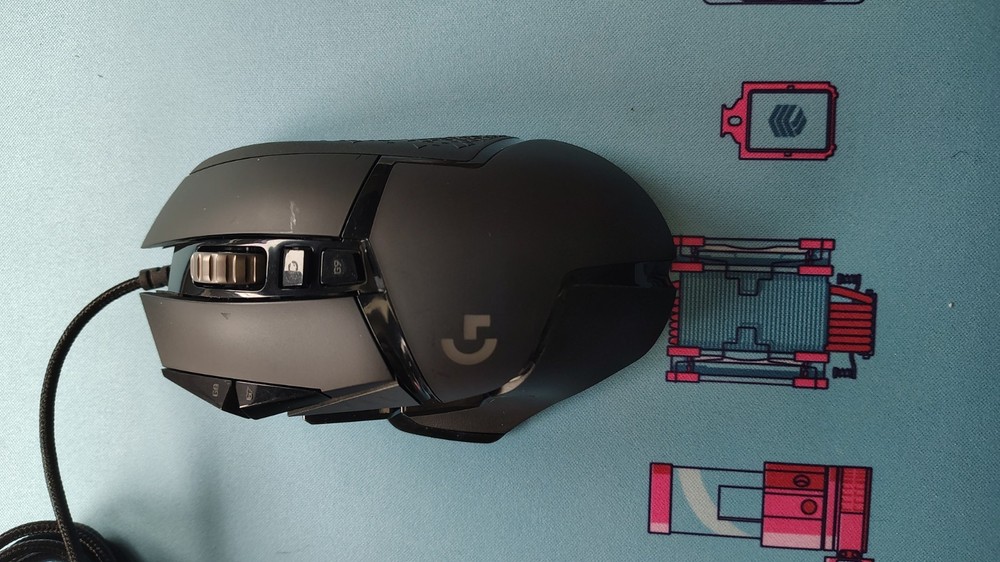 Logitech G502 Wired Gaming Mouse Black Optical USB Programmable Adjustable DPI