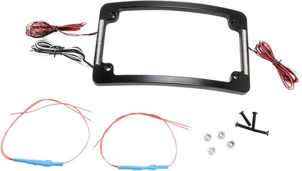 Custom Dynamics Tri Radius Horizontal All In One License Plate TF06-B