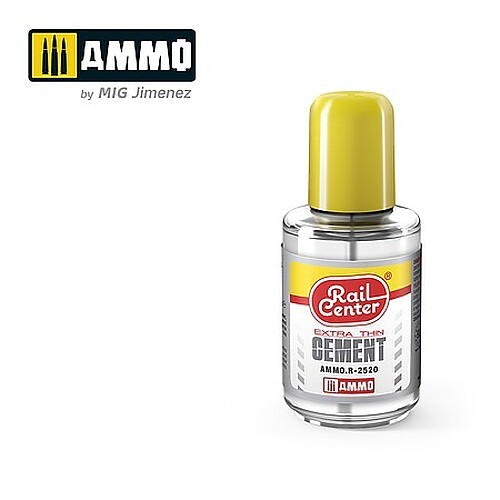 Ammo Rail Center Extra Thin Cement (35ml bottle) - Hobby and Plastic Model
