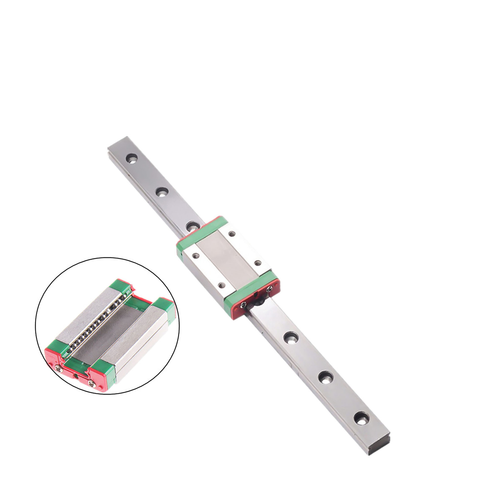 1/2/4PCS MGN9H MGN12H MGN15H Miniature Linear Slide Rail Guide+Block 3D Printer