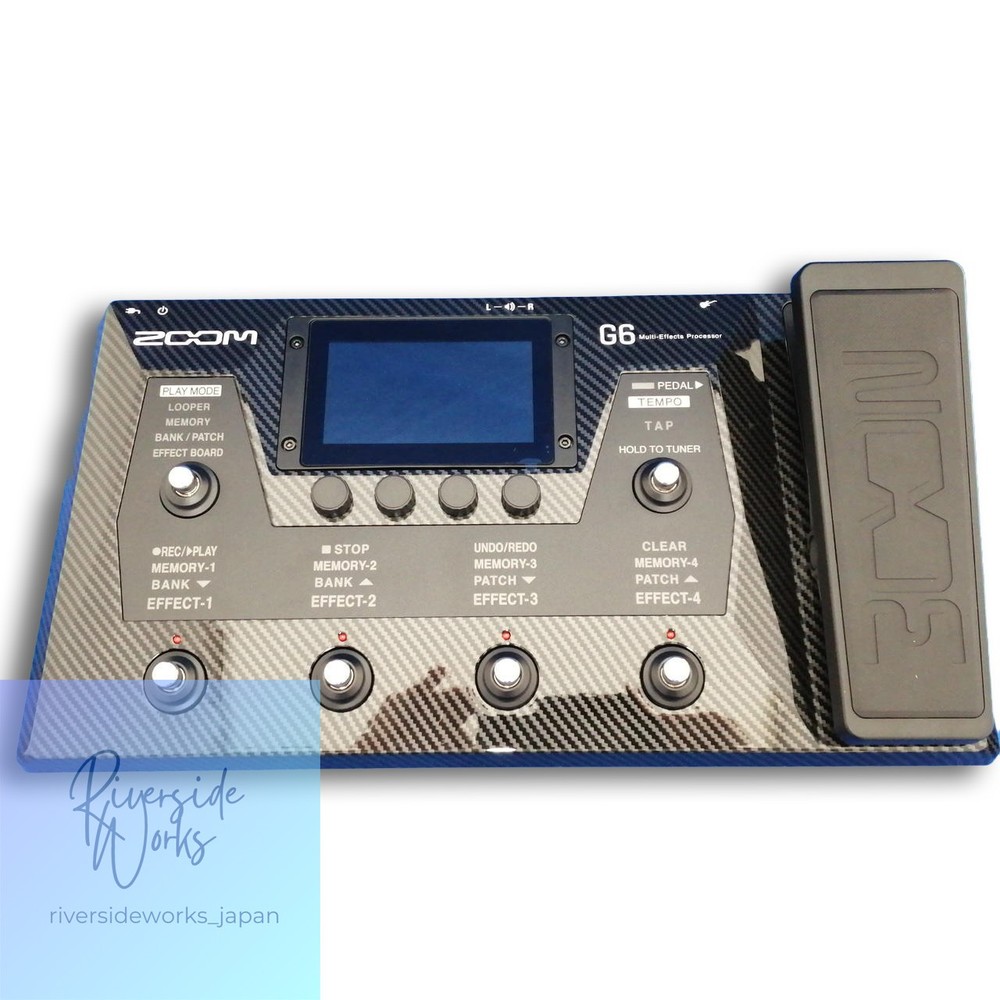 ZOOM G6 Multi-Effects Processor Guitar Pedal