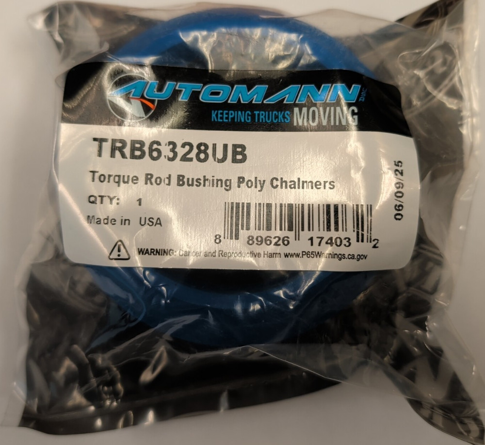 TRB6328UB (HALF) Torque Rod Bushing Poly Chalmers
