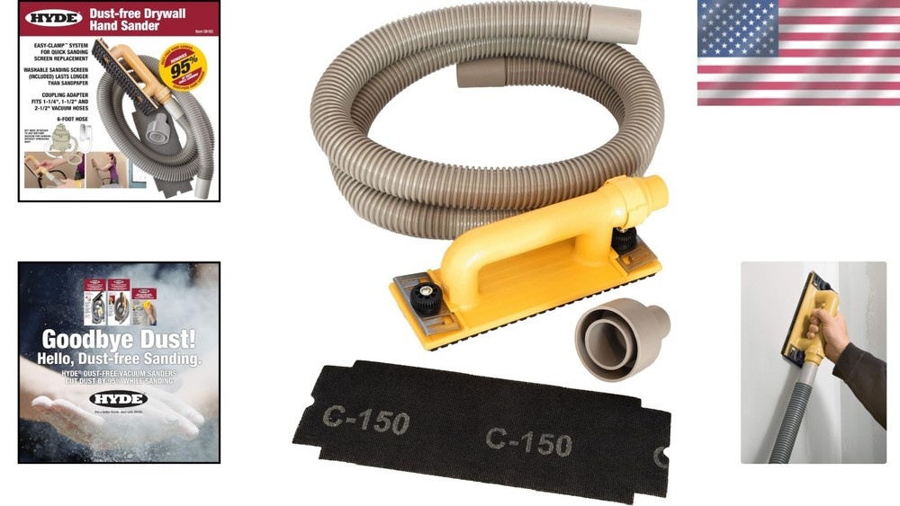 Efficient Drywall Vacuum Sander - Protect Your Space with Dust-Free Technology