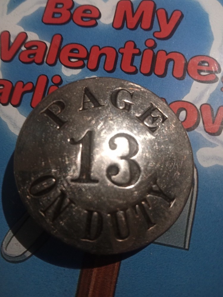 Page On Duty Employee Badge