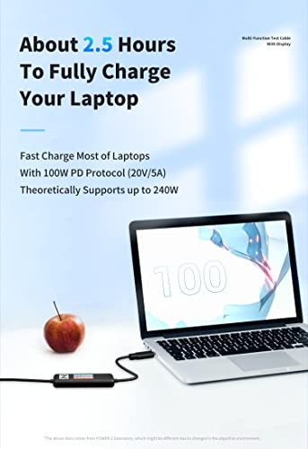 ChargerLAB Power-Z AK001 Multi-Function 240W USB PD Charging Test Cable with