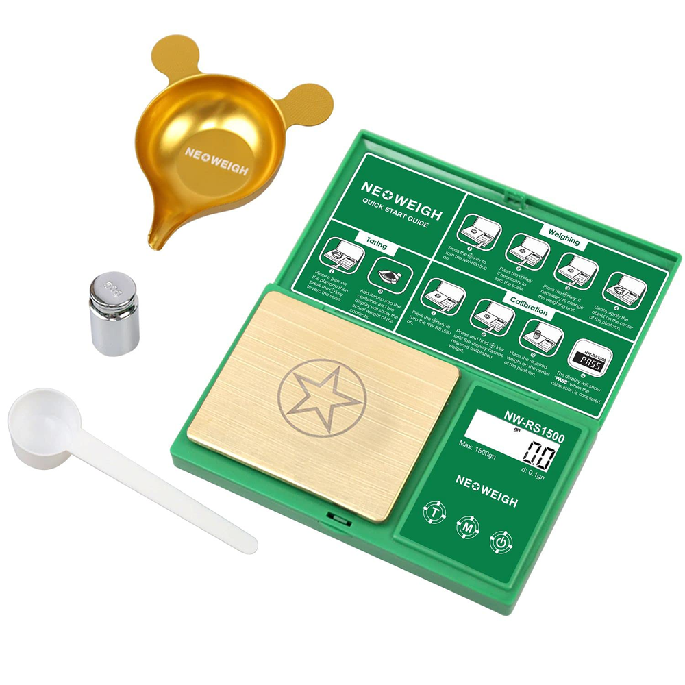 Reloading Scale, Powder Scale for Reloading, 1500 Grains X 0.1 Gn, Digital
