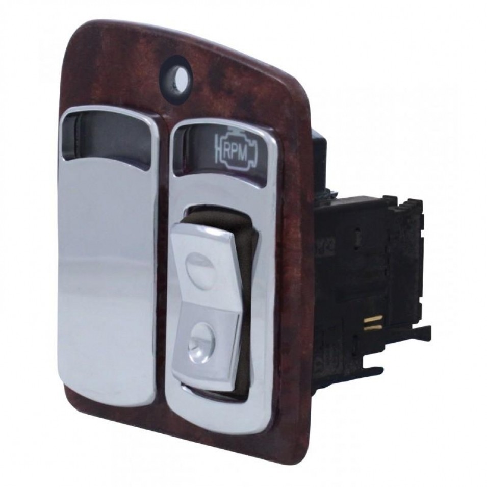 Kenworth Chrome Plastic Rocker Switch Cover