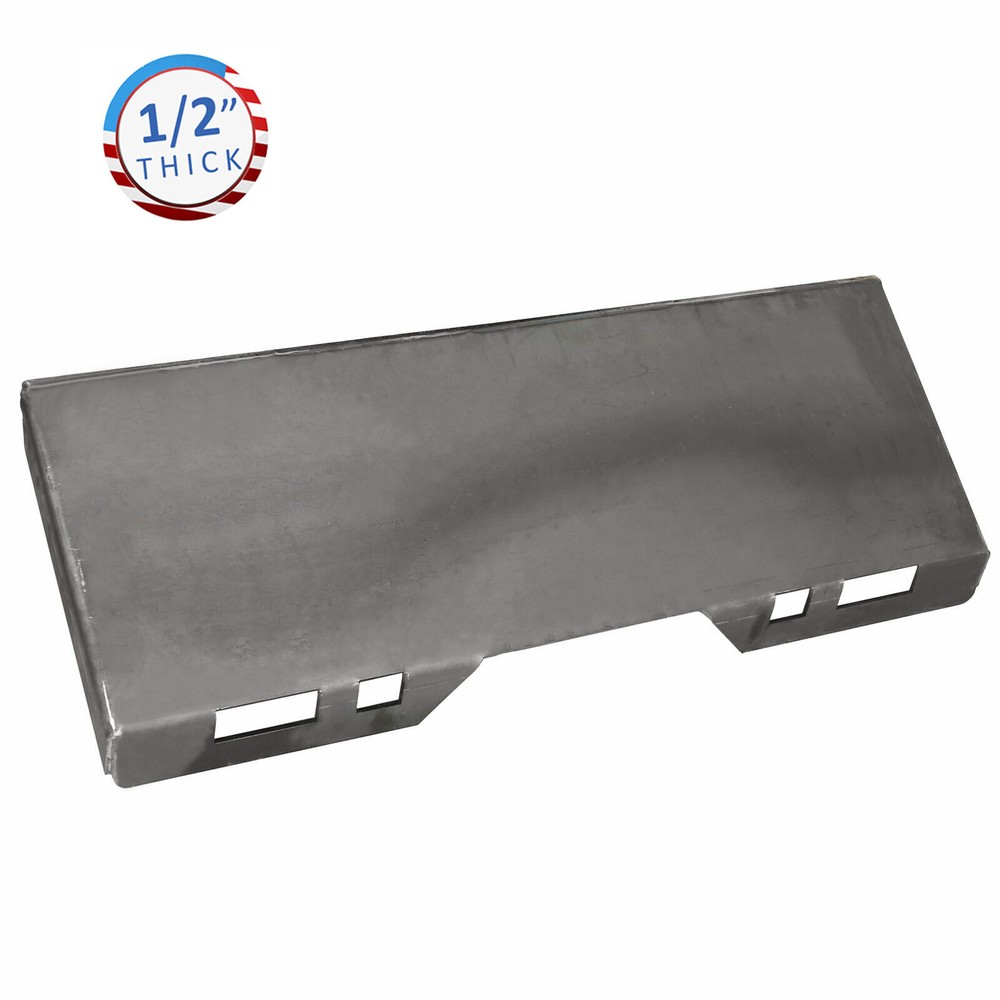 1/2"HD Skid Steer Mount Plate Quick Attachment & Conversion Adapter Latch Box