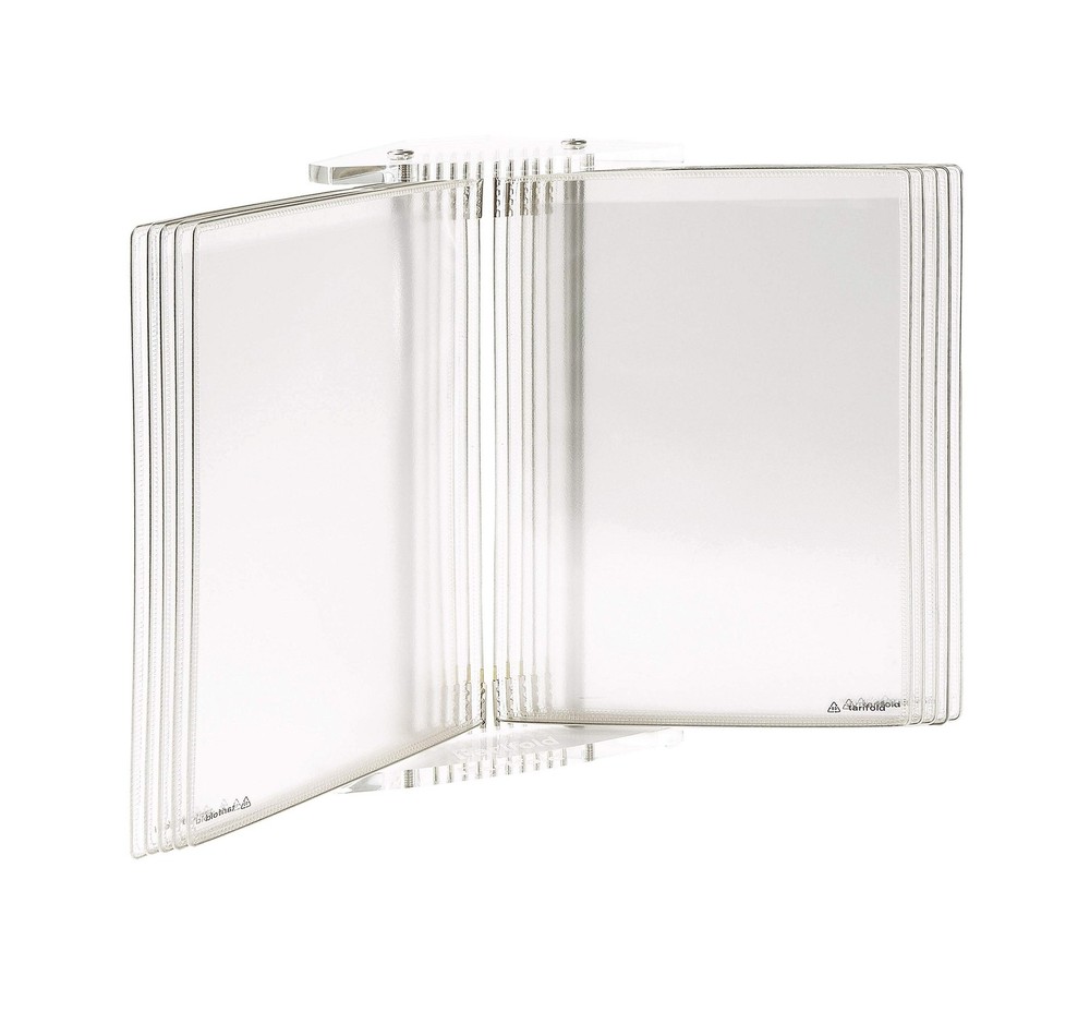 DJOIS by Tarifold Desktop Reference and Display System, Acrylic, 20 Double-Si...