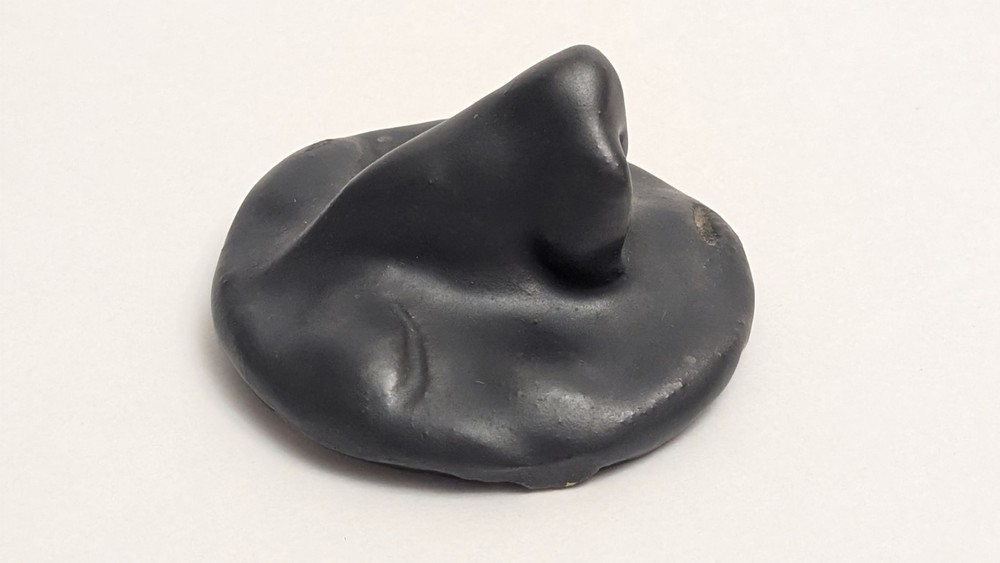 Black Artisan Made Clay Face Mask-3"