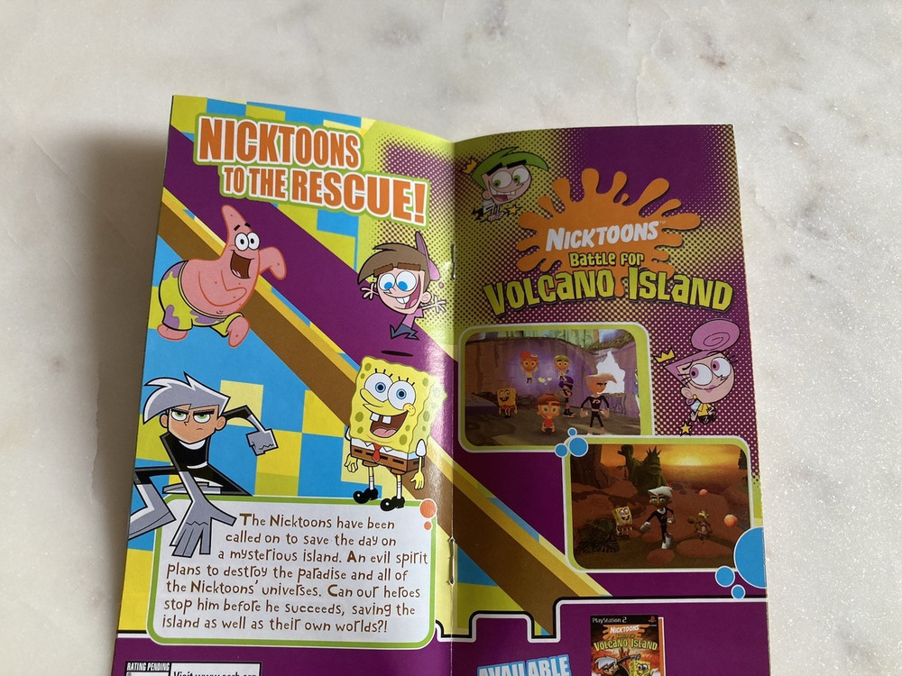 Nick Games Guide - PSP Insert Catalog