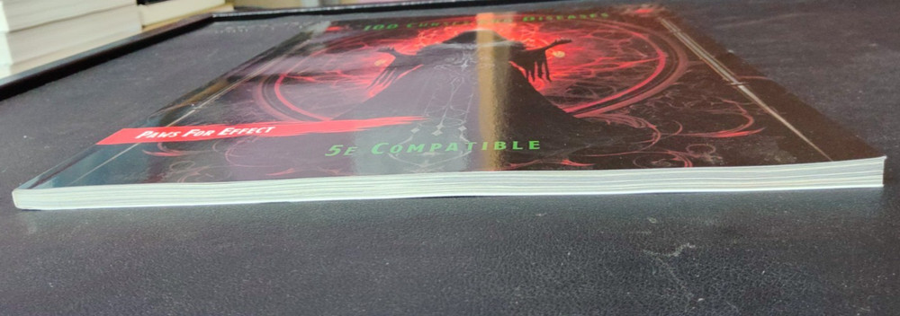 100 Curses and Diseases Paws for Effect 5E Compatible 2024 PB