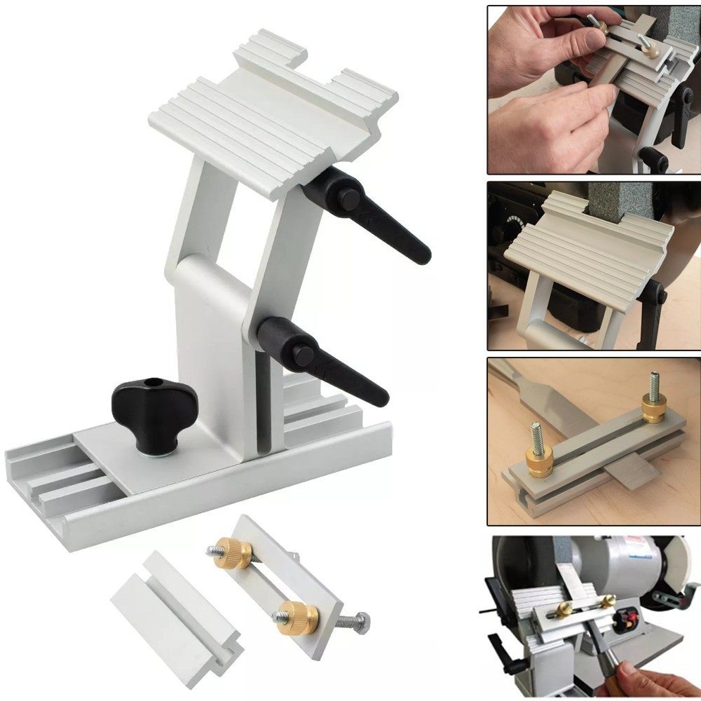 Adjustable Replacement Tool Rest Sharpening Jig for 6 inch or 8 inch Bench