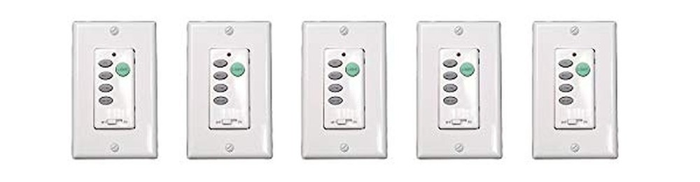 Litex WCI-100 Wall Command Universal Ceiling Fan Control, Three Speeds and Fu...