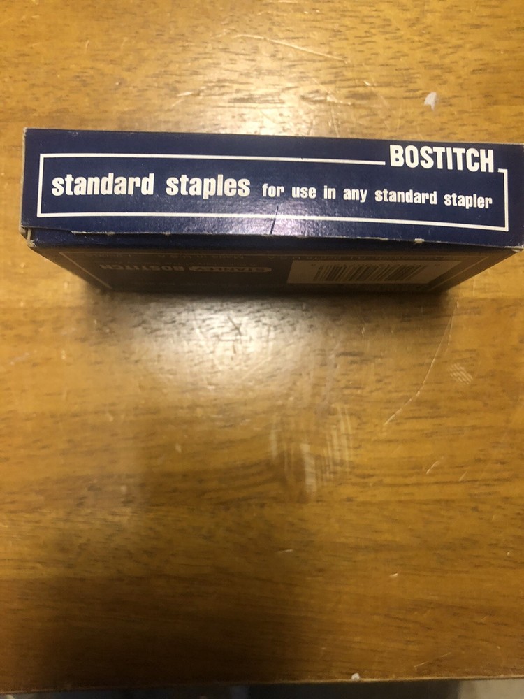 VINTAGE BOSTICH CHISEL POINT 5000 STANDARD STAPLES - Full BOX