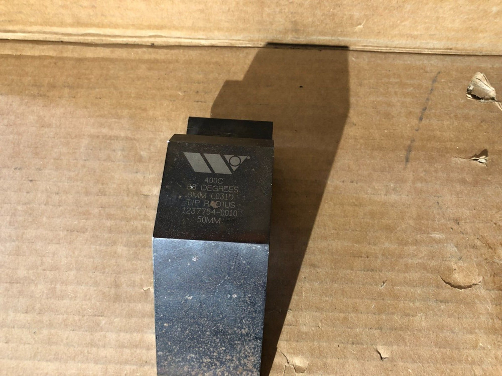 Wilson Tool 88 Degree 400C Tip Radius 8MM 50MM .031 1237754-0010