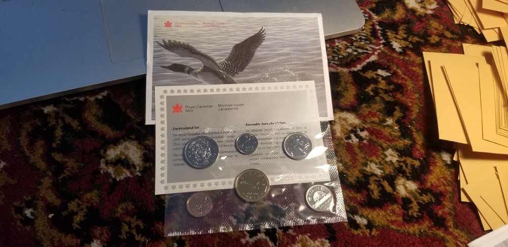1992 Canada Prooflike Mint Set Of Coins Idc1.