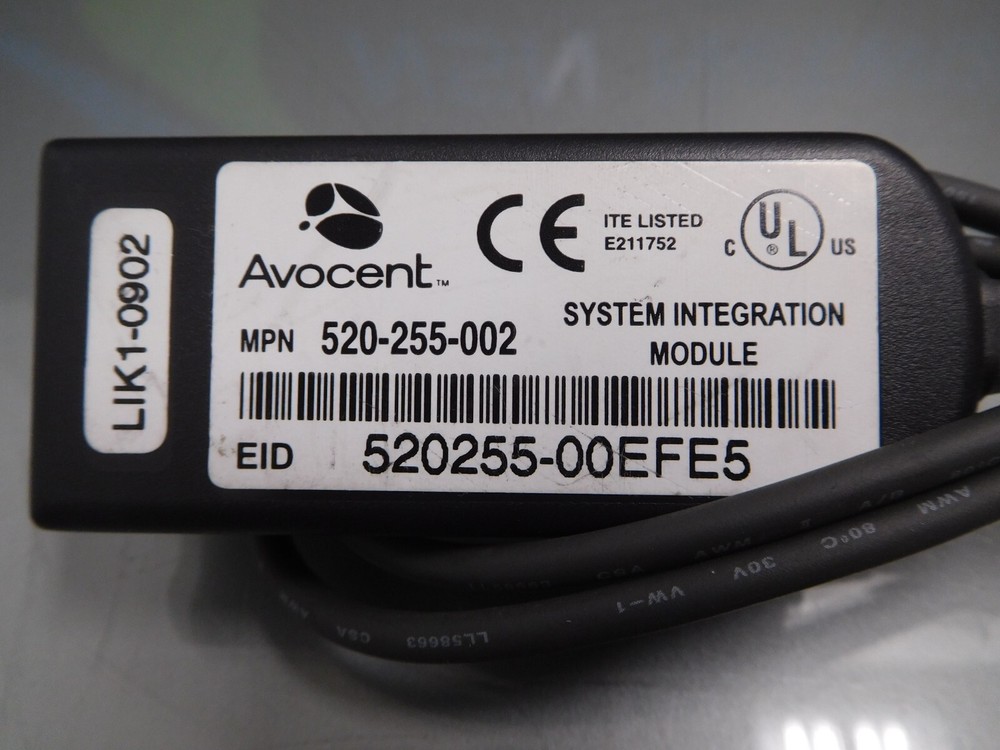 Avocent DSRIQ-PS2 520-255-002 PS2 KVM Server Interface Cable Adapter Module