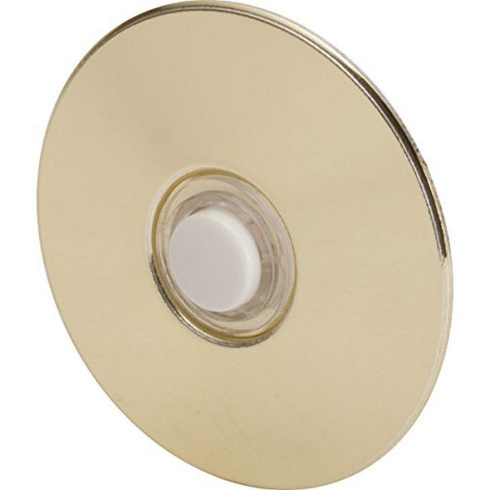 Br5w Unlighted Doorbell Button 1pack Brass
