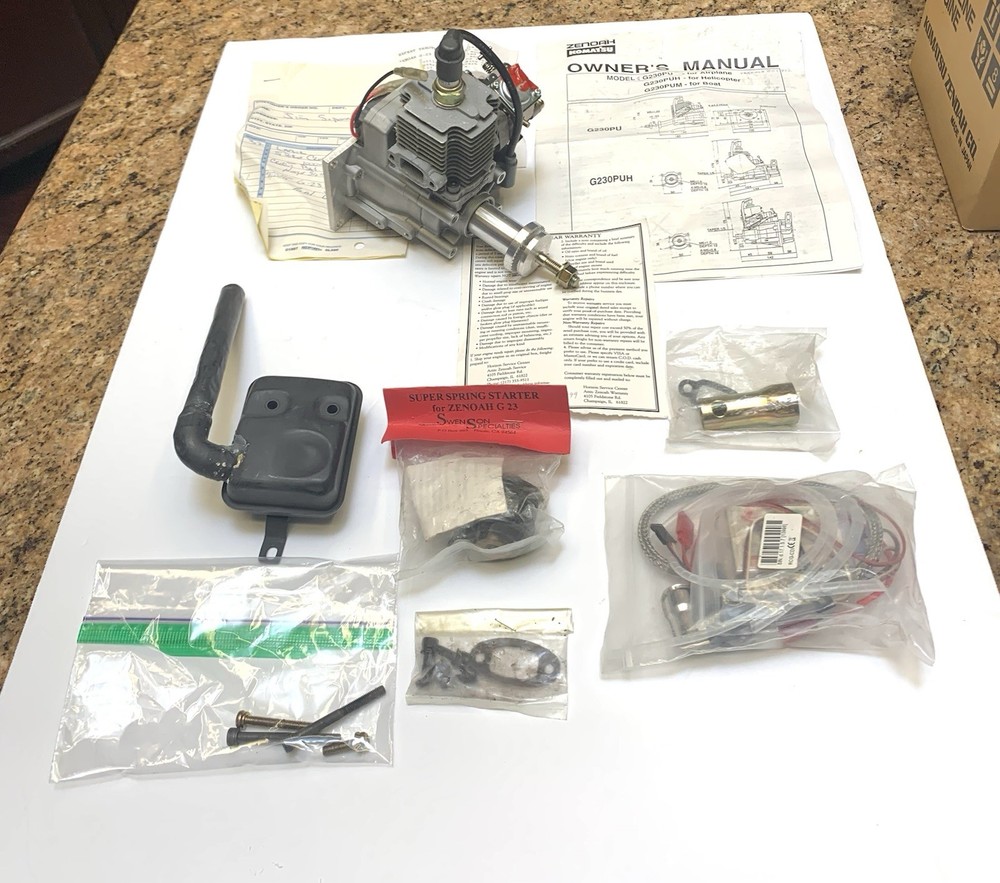 NOS Zenoah G23 Engine In box with Xtras