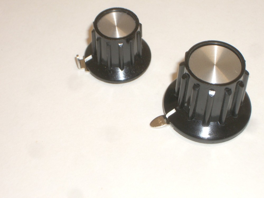 CED P-K529-N DIAL KNOB POINTER 1/4" SHAFT FOR GIBSON SPEED BELL KNOBS 2PC SET