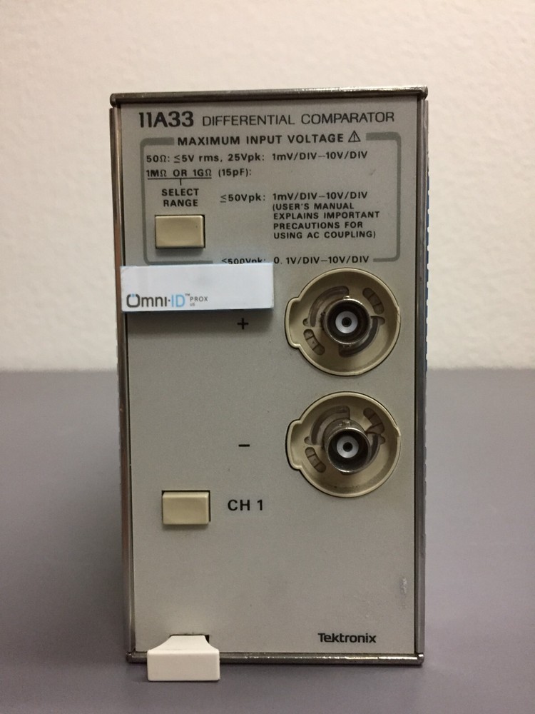 Tektronix 11A33 Differential Comparator, DC to 150 MHz Bandwidth Plug-In Module