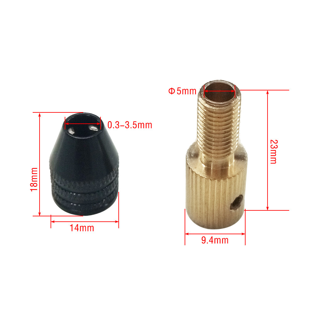 Mini Universal Clamping Range 0.3-3.4mm Small Micro Electronic Drill Chuck Tool