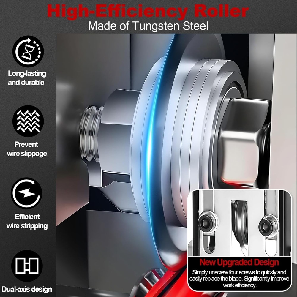 Manual Wire Stripper Machine, 0.06"-1.18" Wire Stripping Machine Copper Wire ...