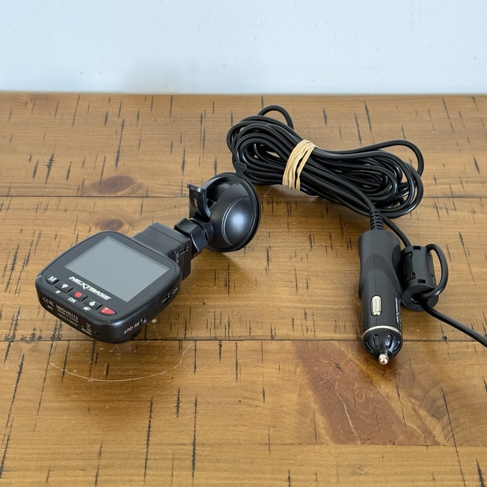 Next Base 112 Dashcam HD 720p USB Micro SD Needed NBDVR112 Black Tested Working