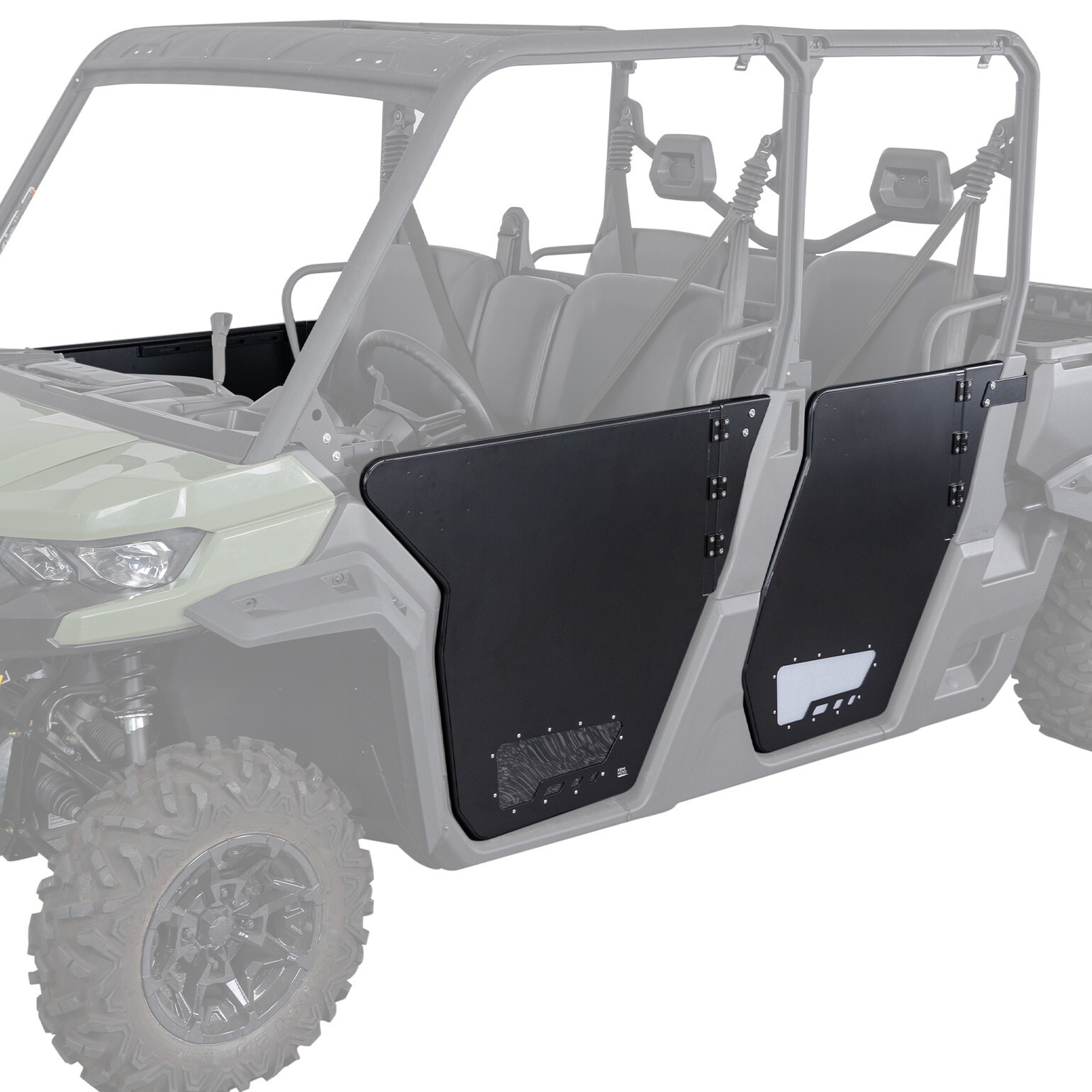 Heavy Duty Aluminum Half Door For Can-Am Defender MAX HD7 HD8 HD9 HD10 715006316