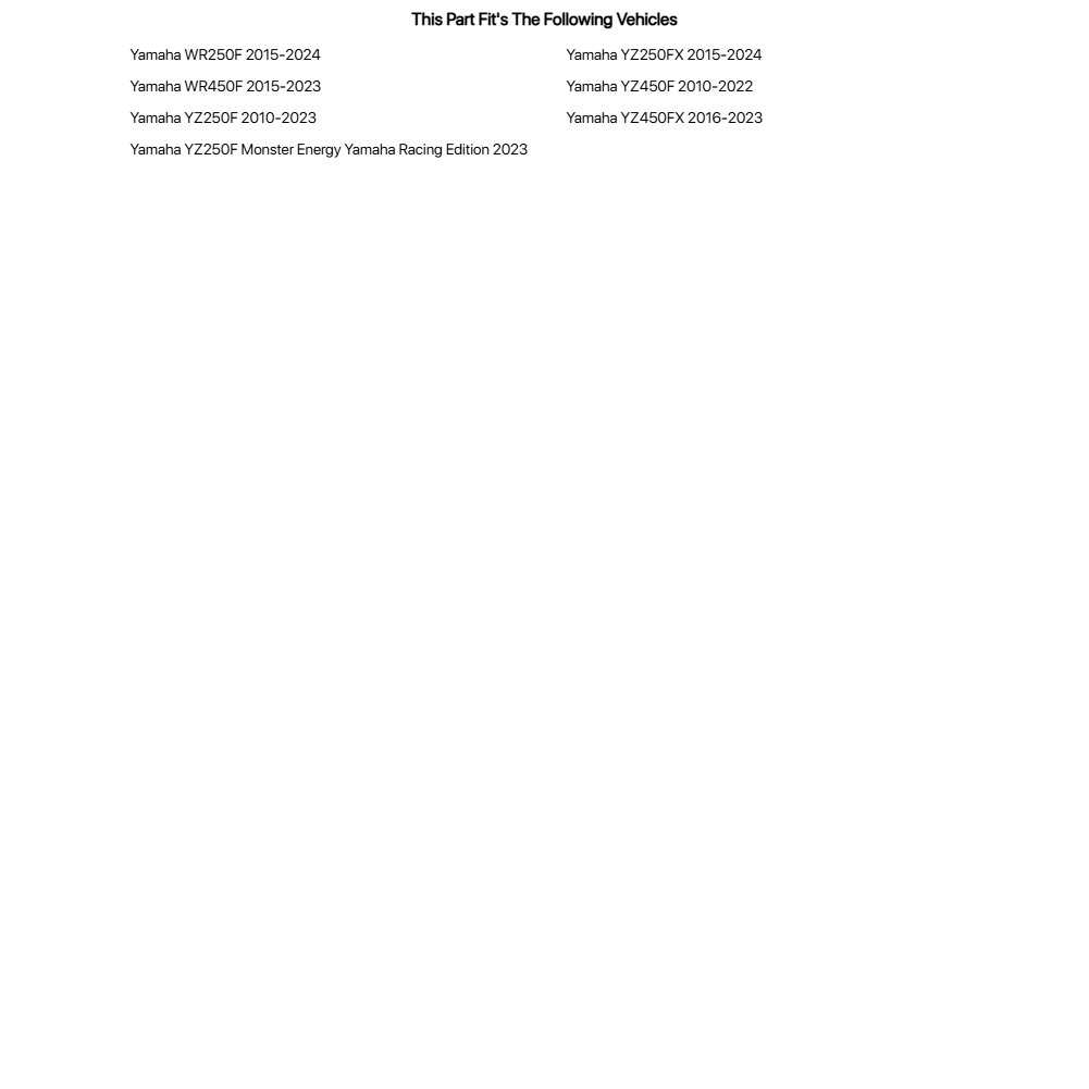 Tusk Billet Kickstand Black For Yamaha YZ250F 2010-2023