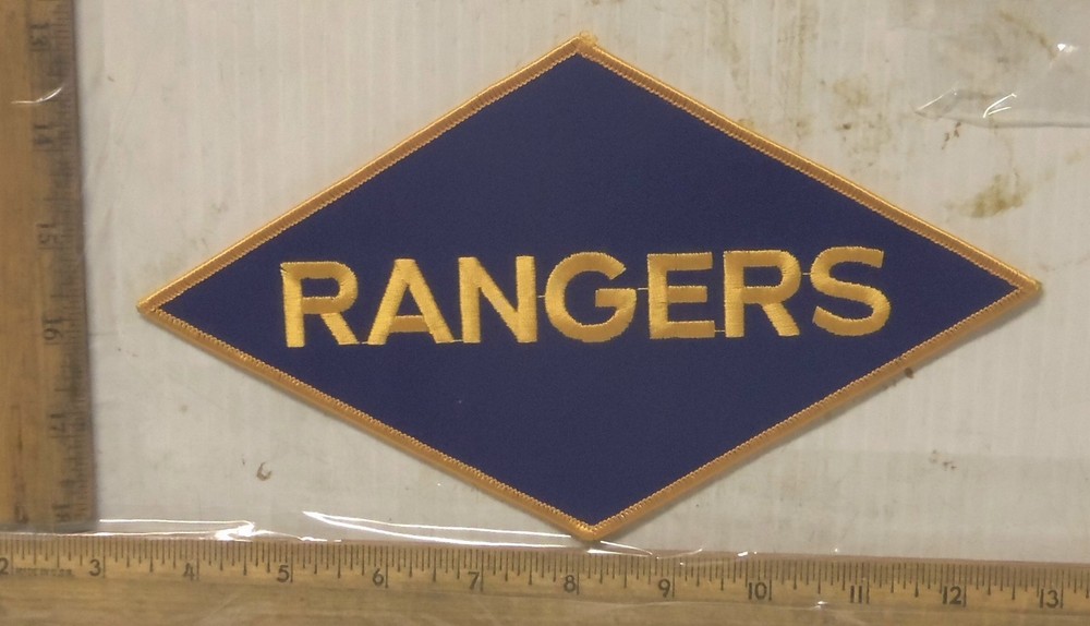 US Army Rangers Embroidered Back Patch