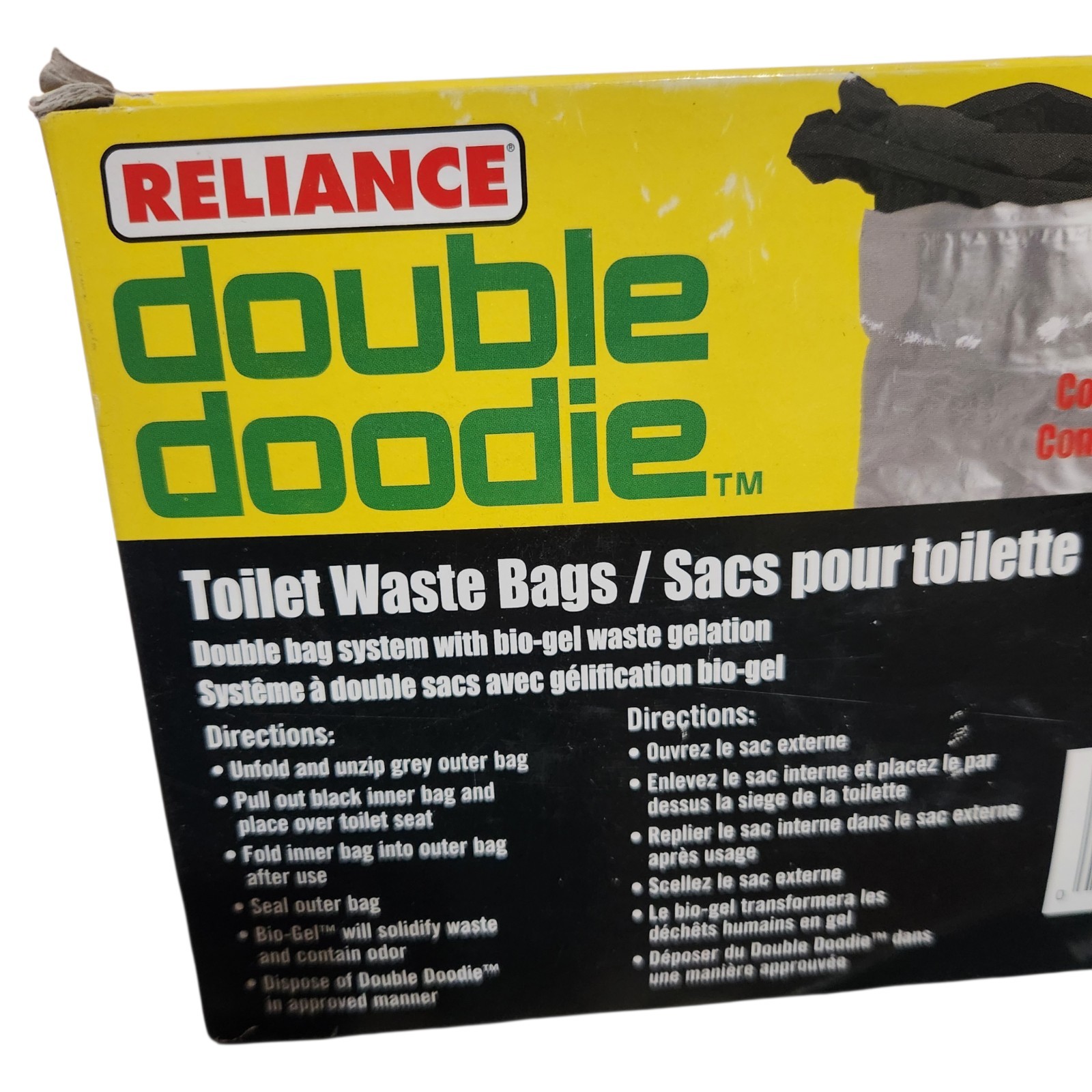 Reliance Double Doodie Waste Bags with Bio Gel 2x 6 packs 2683 (12)
