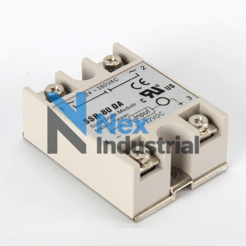 1pc NEW Solid State Relay Input 3-32VDC Output 24-380VAC For SSR-80DA DC-AC 80A