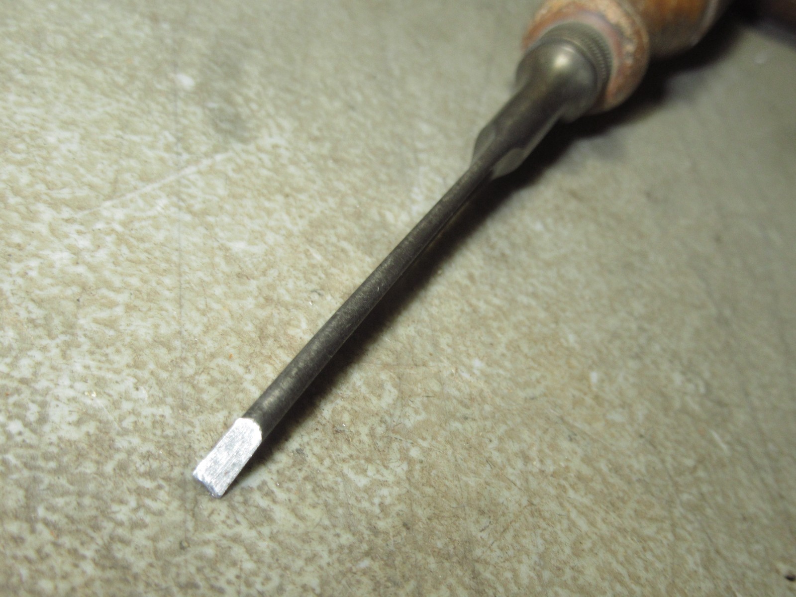 vintage E A Berg Eskilstuna 1/8'' chisel HTF size good user tool to restore