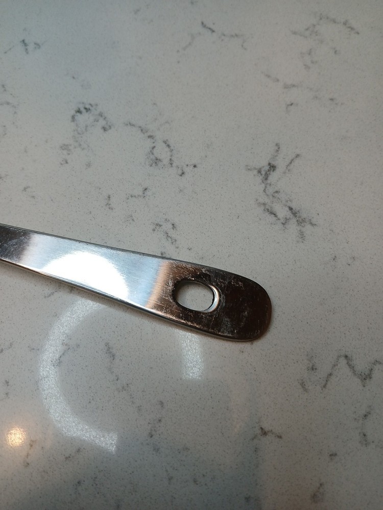 Roscan 13" Solid Serving Spoon Stainless Steel W/Loop