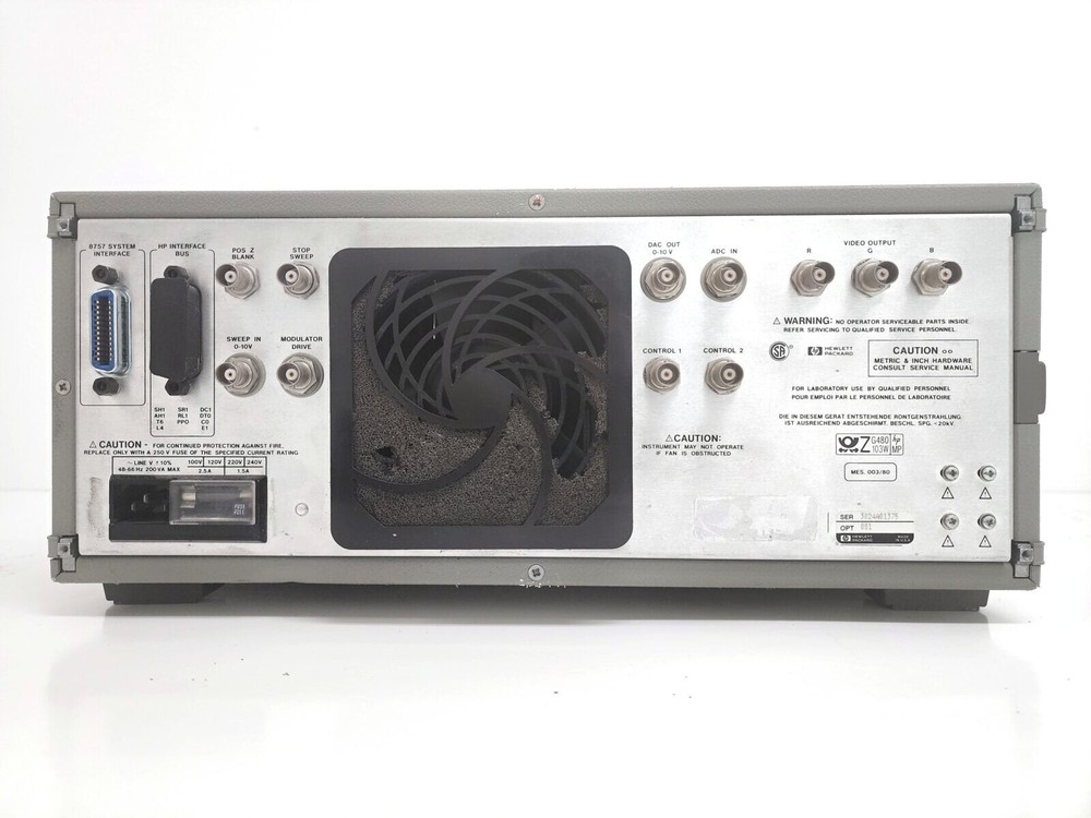 Keysight 8757C with Option 001, Scalar Network Analyzer