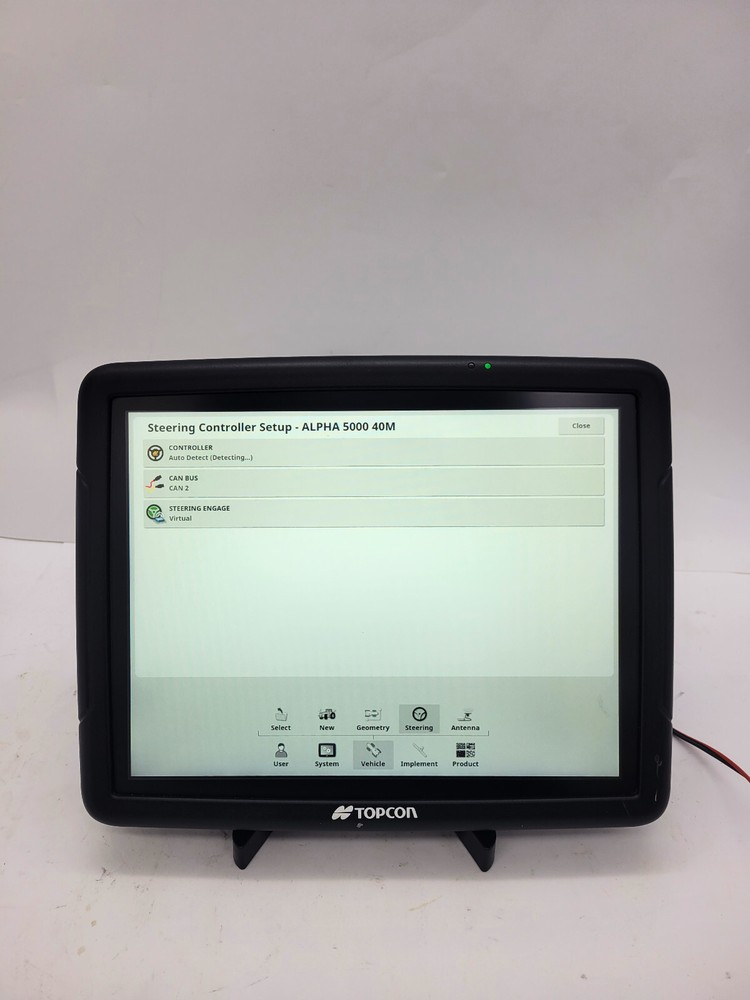 Topcon x35 Display Consol 1007187-01 Auto Steer Auto Section Control
