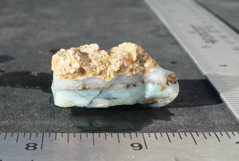 Andean Blue Dendritic Opal Rough     T1184