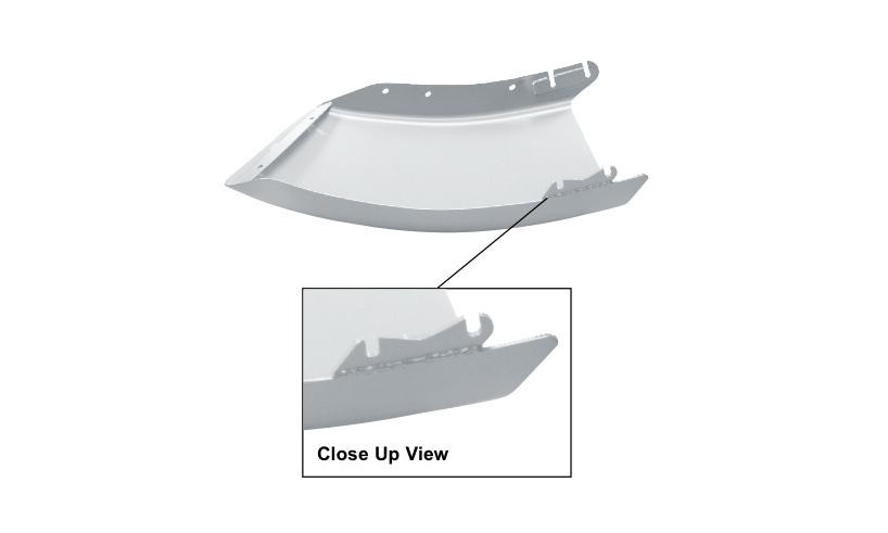 Freightliner M2 (106) Bumper End Painted - Passenger Side