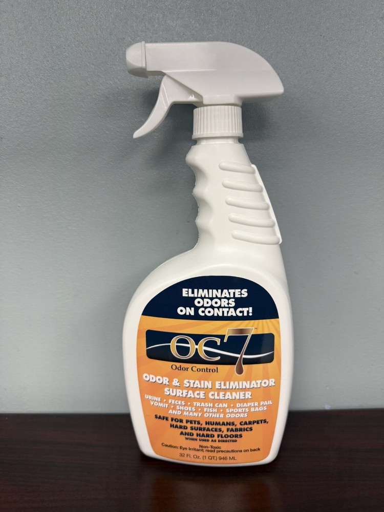 OC7 Odor Control, deodorizer, stain remover, and general cleaner