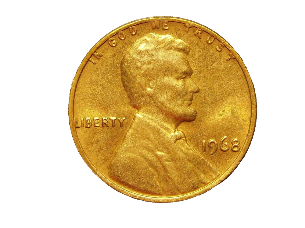 1968  UNC LINCOLN MEMORIAL CENT #2