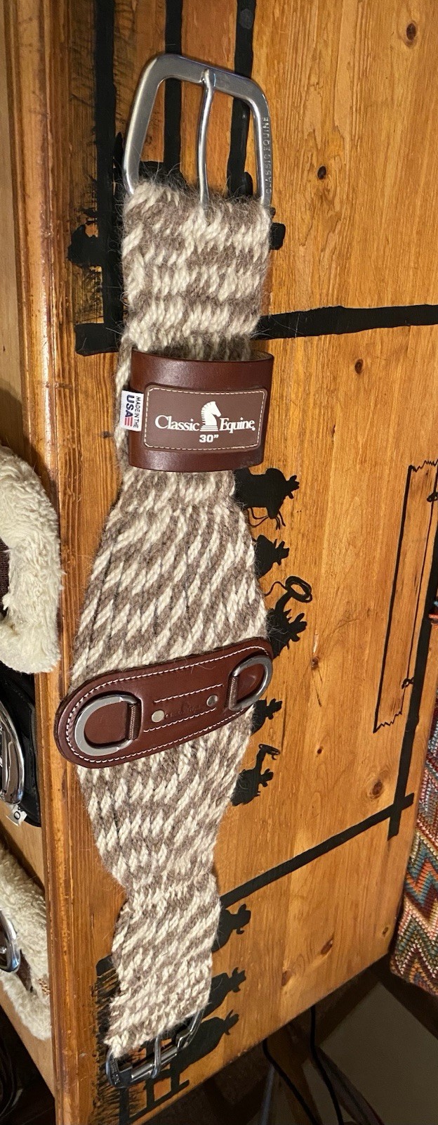 Lot of 3 Western Cinches Classic Equine Mohair-Alpaca 30” Billy Cook 32” and 30”