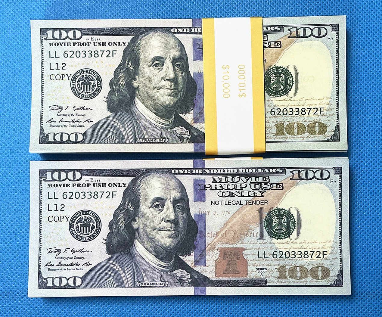 300 pcs movie prop toy money play fake bills for video, Learning Education Toys
