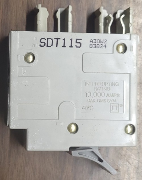 Square D Trilliant 15A Circuit Breaker Single Pole