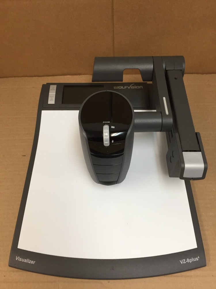 WolfVision VZ-8Plus4 Desktop 1080p Document Camera Visualizer W/Bundle Excellent