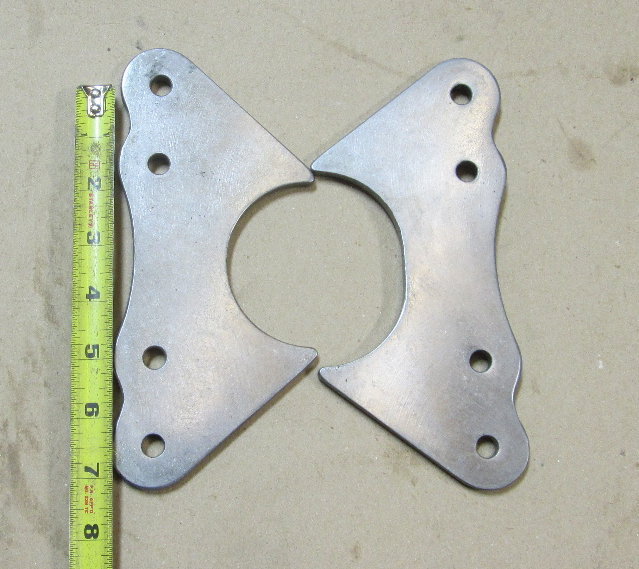 Dragster, cackle car , rear end mounting plates.