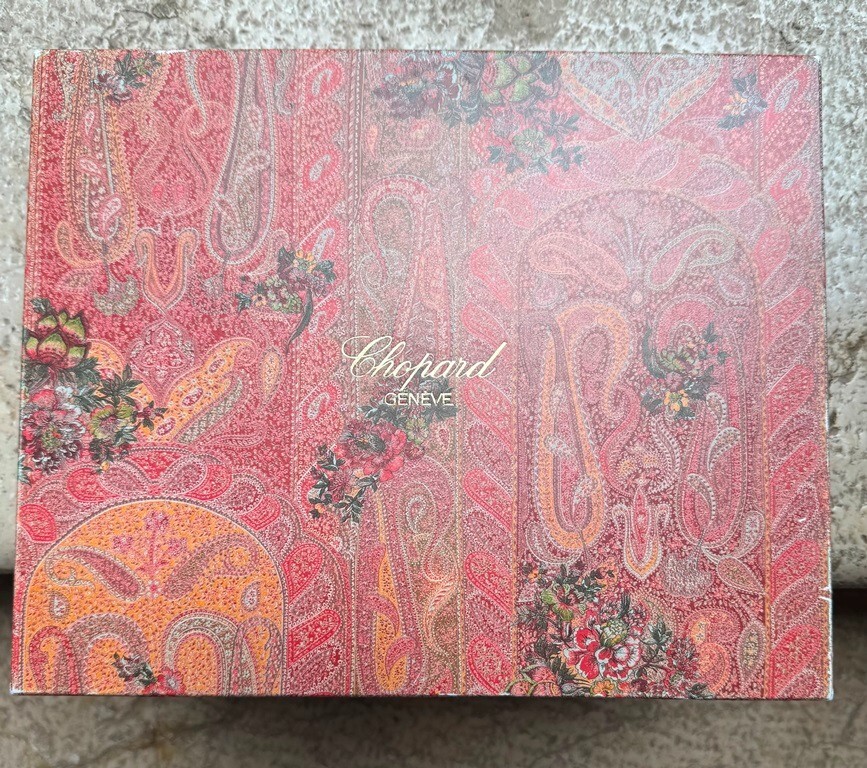 Chopard Leather Jewellery Box (Inner+Outer), Rare, Like New!