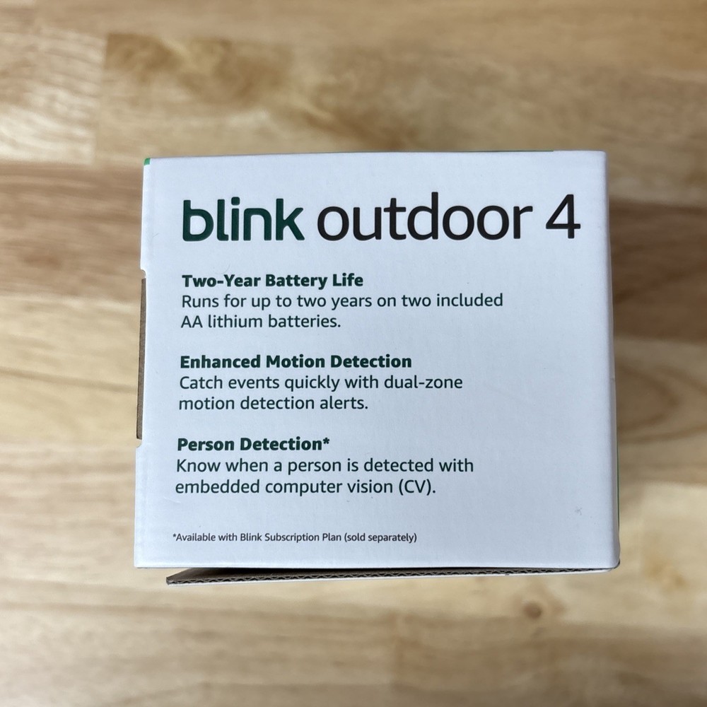 Blink Outdoor 4 Wireless - 1 Camera Security System with NEWEST Sync Module NEW