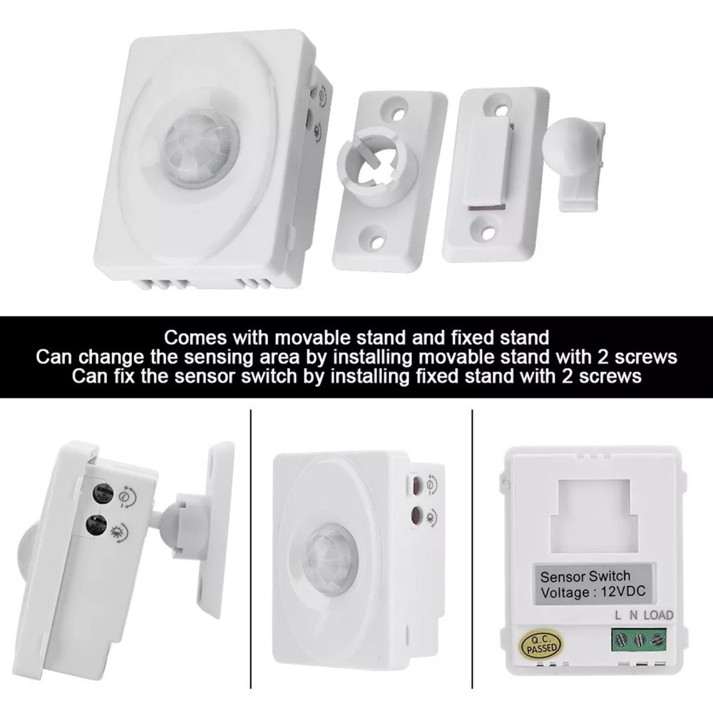 Automatic IR Infrared PIR Motion Sensor Light Switch Auto On/Off Lamp Control